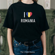 Load image into Gallery viewer, I Love Romania Graphic T shirt
