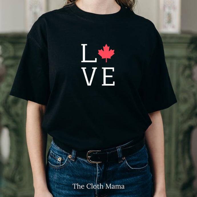 Canada is Love Graphic Unisex Tshirt