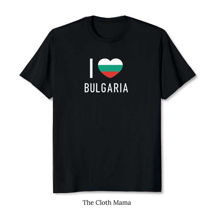 I Love Bulgaria Graphic Tshirt