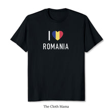 Load image into Gallery viewer, I Love Romania Graphic T shirt
